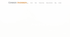 Desktop Screenshot of conradianderson.com